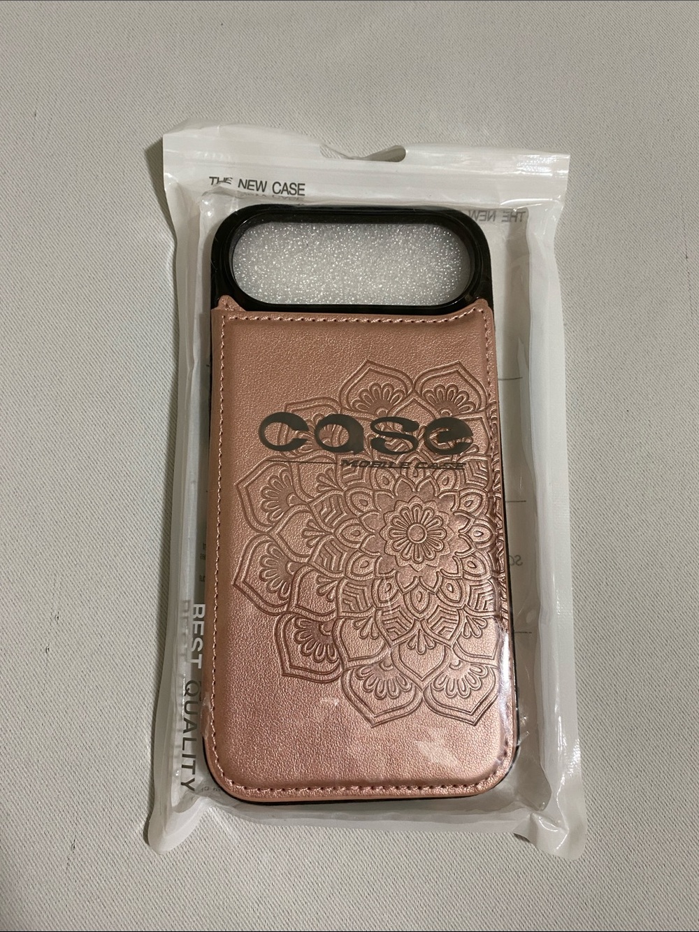 MMHUO Phone Case w Card Holder, Magnetic Buttons for iPhone 17 AIR 6.5"